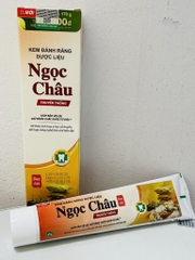 KEM ĐÁNH RĂNG DƯỢC LIỆU TRUYỀN THỐNG NGỌC CHÂU 160GRAM, TẶNG 1 (K.CKhau)