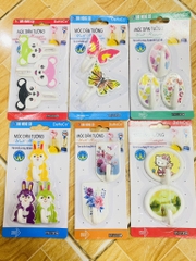 SET 2-3 MÓC DÁN TƯỜNG CÓ ĐINH NHIỀU HÌNH (2)