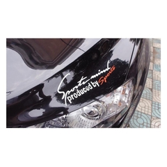 TEM DECAL DÁN XE OTO CHỮ TRẮNG (C.K2)