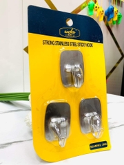 Set 3 Móc Dán Tường Siêu Dính Xịn Hình Trái Tim (0.5)