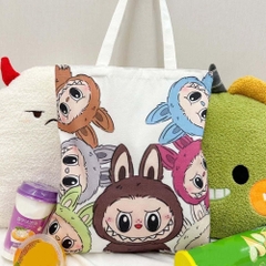 Túi Xách Vải Tote Labubu (3)