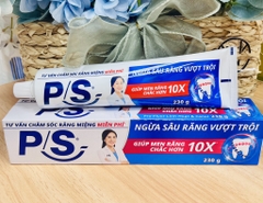 KEM ĐÁNH RĂNG P/S 230g NGỪA SÂU RĂNG 10x