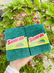 SET 5 CƯỚC RỬA CHÉN XANH NHÁM SAMRAN NHỎ ( MUA 3 TẶNG 1) (1)