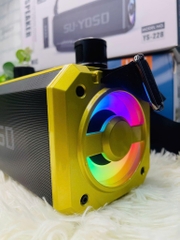 LOA KARAOKE BLUETOOTH YS-228 HIFI DJ TẶNG KÈM 2 MICRO KHÔNG DÂY CÓ ĐÈN LED RGB SIÊU ĐẸP CỰC HAY XÁCH TAY CHÍNH HÃNG (60)