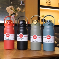 BÌNH NƯỚC GIỮ NHIỆT INOX 304 GENUINE 1200ML NỘI ĐỊA (11)