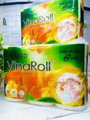 LỐC 6 CUỘN GIẤY KHÔNG LỖI VINAROL MẪU THƯỜNG (1)