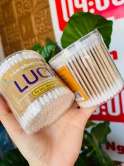 Hộp 200 Tăm Bông Thân Gỗ Cty LUCIA (2)