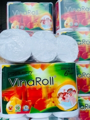 LỐC 6 CUỘN GIẤY KHÔNG LỖI VINAROL MẪU THƯỜNG (1)