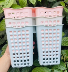 ỐNG 2 NGĂN ĐÔI LỚN CẮM ĐŨA, BÚT, BÀN CHẢI NHỰA HÀNG CTY (2)
