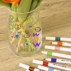 Bộ 24 Bút Màu Acrylic Marker Chống Nước Vẽ Trên Mọi Chất Liệu