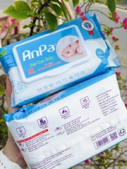 KHĂN ƯỚT ANPA CAO CẤP 80 TỜ CHÍNH HÃNG KHÔNG MÙI AN TOÀN CHO BÉ (1)