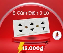 Ổ Cắm Điện 3 Lỗ Loại Tự Đi Dây