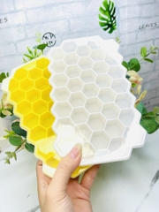 KHAY NHỰA LÀM ĐÁ TỔ ONG SILICON (2)