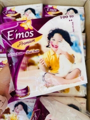 Bịch 100 Tờ Giấy Vuông Rút Emos Mềm Mịn Dai (1)