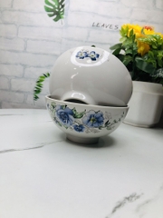 CHÉN SỨ ĂN CƠM HOA VĂN ( 10 TẶNG 2)