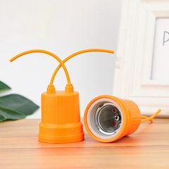 Đui Đèn Sứ Chống Nước Màu Cam (1)