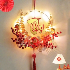 LIỂN TREO TRANG TRÍ DECOR CHỮ TẾT PHÚC LỘC THỌ CÓ LED (10)