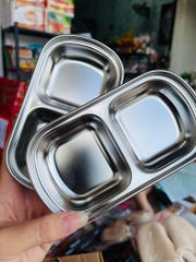 Dĩa Đựng Nước Chấm 2 Ngăn Inox (2)