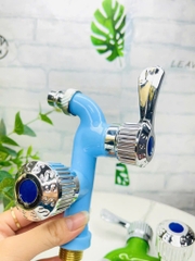 VÒI NƯỚC 2 ĐẦU NHIỀU MÀU KIỂU CỦ LẠC (2)