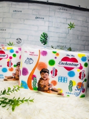 SET 6 CUỘN GIẤY KHÔNG LÕI ENCHENTEUR 4 LỚP HẢO HẢO (3)