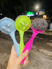 CỌ CHÀ XOONG NỒI INOX CÓ TAY CẦM HÀNG CTY