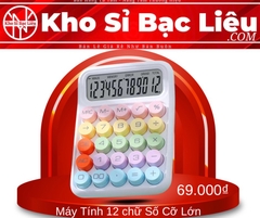Máy Tính 12 Chữ Số Cỡ Lớn Màu Sắc Xinh Xắn (4)