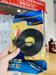 Cáp AV 3.5 Ra 2 Đầu Bông Sen 3M