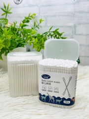 HỘP 200 CHIẾC BÔNG TĂM 2 ĐẦU DALANI (2)