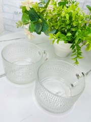 LY THUỶ TINH UỐNG TRÀ HOA VĂN SANG TRỌNG MÃ 2 (2)