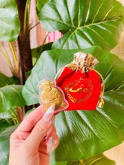 THẦN TÀI MẠ VÀNG TÚI NHUNG LOẠI 1 CÓ TẶNG KÈM THỎI VÀNG PHA LÊ CHIÊU TÀI LỘC PHONG THUỶ (2)
