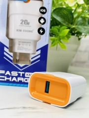 CỐC SẠC NHANH 20W CHÍNH HÃNG KIM CƯƠNG MÃ 620 (4)