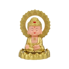 TƯỢNG PHẬT THÍCH CA GẬT ĐẦU DÙNG NĂNG LƯỢNG MT 12.5cm (12)