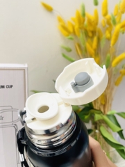 BÌNH GIỮ NHIỆT 800ml HOẠ TIẾT HOA CÓ LỌC TRÀ VÀ CỐC XỊN (7)