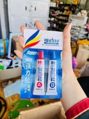 Keo AB Siêu Chắc trong Suốt Dán Nhựa Kim Loại (2)