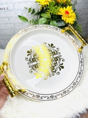 DĨA ĐỂ THỰC PHẨM 35cm DECOR PHONG CÁCH CHÂU ÂU SANG TRỌNG (4)