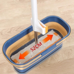 XÔ ĐỰNG NƯỚC GẤP GỌN SILICON HÌNH CHỮ NHẬT  (6)