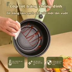 CA NẤU MÌ 20cm CÓ TAY CẦM MÀU XANH HÌNH TRÁI BÍ KUTE (14)