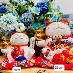 MÈO SỨ THẦN TÀI 23cm VẪY TAY CHÀO KHÁCH (20)
