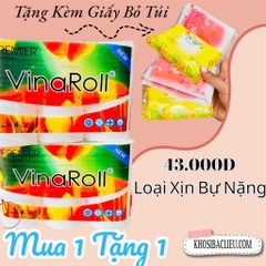 KM Lốc 6 CUỘN GIẤY KO LÕI VINAROL XỊN LOẠI NẶNG 12kg/CÂY MỊN MỀM (4) ‘