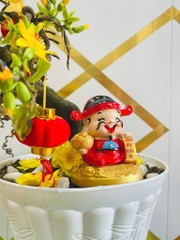 TƯỢNG THẦN TÀI ĐẾ VÀNG PHONG THUỶ CHIÊU TÀI LỘC (5)