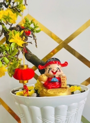 TƯỢNG THẦN TÀI ĐẾ VÀNG PHONG THUỶ CHIÊU TÀI LỘC (5)