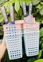 ỐNG 2 NGĂN ĐÔI LỚN CẮM ĐŨA, BÚT, BÀN CHẢI NHỰA HÀNG CTY (2)