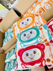 Khăn Giấy Ướt Bịch Lớn 600grm ( Trọng Lượng Giấy 250g) Baby không mùi (2)