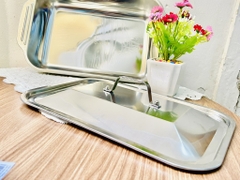 KHAY INOX 40cm CÓ NẮP ĐẬY (5)