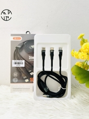 CÁP SẠC NHANH 100W 6A BYZ X7 3 ĐẦU ĐA NĂNG CHÍNH HÃNG (1)