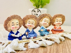 Bộ 4 Chú Tiểu Đội Nón Rơm Tứ Không (3)