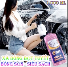 Nước Rửa Xe ZEUS WAX SHAMPOO 1 Lít Siêu Sạch (7)
