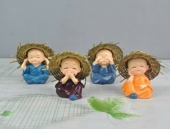 Bộ 4 Chú Tiểu Đội Nón Rơm Tứ Không (3)