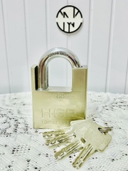 Ổ Khóa HGB inox 60mm 4 CHÌA (8)