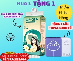 GIẤY RÚT TOPGIA 1280 TỜ CAO CẤP BỘT GỖ NGUYÊN CHẤT